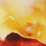 Lava (2002)
Öl und Pigmente auf Leinwand
100 x 100 x 10 cm