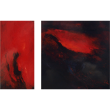 Little Buddha (2003)
Öl und Acryl auf Leinwand
Zweiteilig, 100 x 50 x 10 cm bzw. 100 x 100 x 10 cm